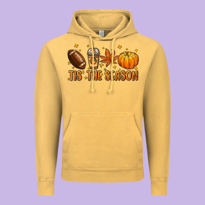 Tis' The Season Vintage Hoodie Designed By Nancycooperartshop