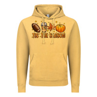 Vintage Mustard Tis' the season Vintage Hoodie - NancyCooperArtShop