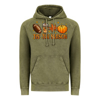 Vintage Olive Tis' the season Vintage Hoodie - NancyCooperArtShop