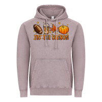 Vintage Zinc Tis' the season Vintage Hoodie - NancyCooperArtShop