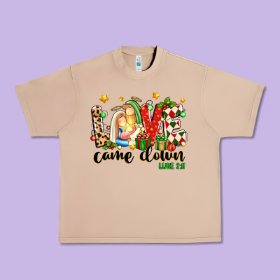 Love Came Down Luke 2 11 Urban Heavy Tee Designed By Texasbilliewilder