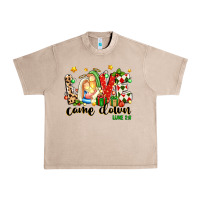 French Oak love came down luke 2 11 Urban Heavy Tee - texasbilliewilder