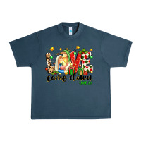 Midnight Navy love came down luke 2 11 Urban Heavy Tee - texasbilliewilder