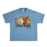 Pebble Blue love came down luke 2 11 Urban Heavy Tee - texasbilliewilder