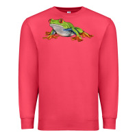 Cardinal red eyed tree frog Premium Sweatshirt - LillyAllenDesigns