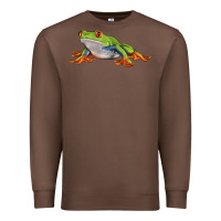 Chestnut red eyed tree frog Premium Sweatshirt - LillyAllenDesigns