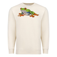 Sandshell red eyed tree frog Premium Sweatshirt - LillyAllenDesigns