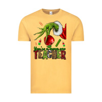 Vintage Mustard Christmas Character Vintage Tee - NancyCooperArtShop
