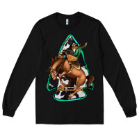 Black bucking bronco arrowhead Long Sleeve Tee - Jasminsmagicworld