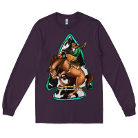 Plum bucking bronco arrowhead Long Sleeve Tee - Jasminsmagicworld