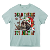 Arona Dead inside but jolly af Heavy Core Tee - NancyCooperArtShop