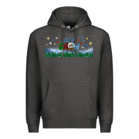 Charcoal Heather let it snow libbey glass Premium Hoodie - BundleAndBundleShop