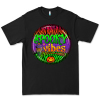 Black halloween round earrings 2 Premium Tee - BundleAndBundleShop
