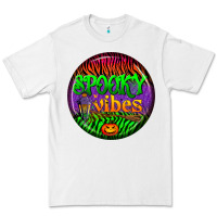 White halloween round earrings 2 Premium Tee - BundleAndBundleShop