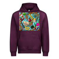 Mauve Wine teacher tumbler Urban Hoodie - BarkalooDesign