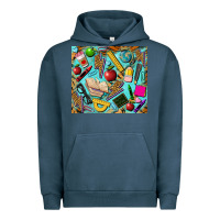 Pigment Midnight Navy teacher tumbler Urban Hoodie - BarkalooDesign