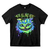Black colorul chesire Heavy Core Tee - tuanDangUi