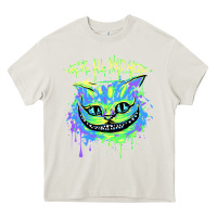 Cream colorul chesire Heavy Core Tee - tuanDangUi