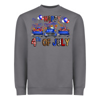 Storm Western Truck Hello Fourth Of July America Heavyweight Sweatshirt - FaDigitalArtStudio