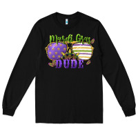 Black mardi gras dude Long Sleeve Tee - CowGirlArtShop