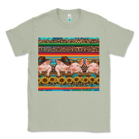 Matcha western serape pigs Classic Tee - RanaPortraitStore