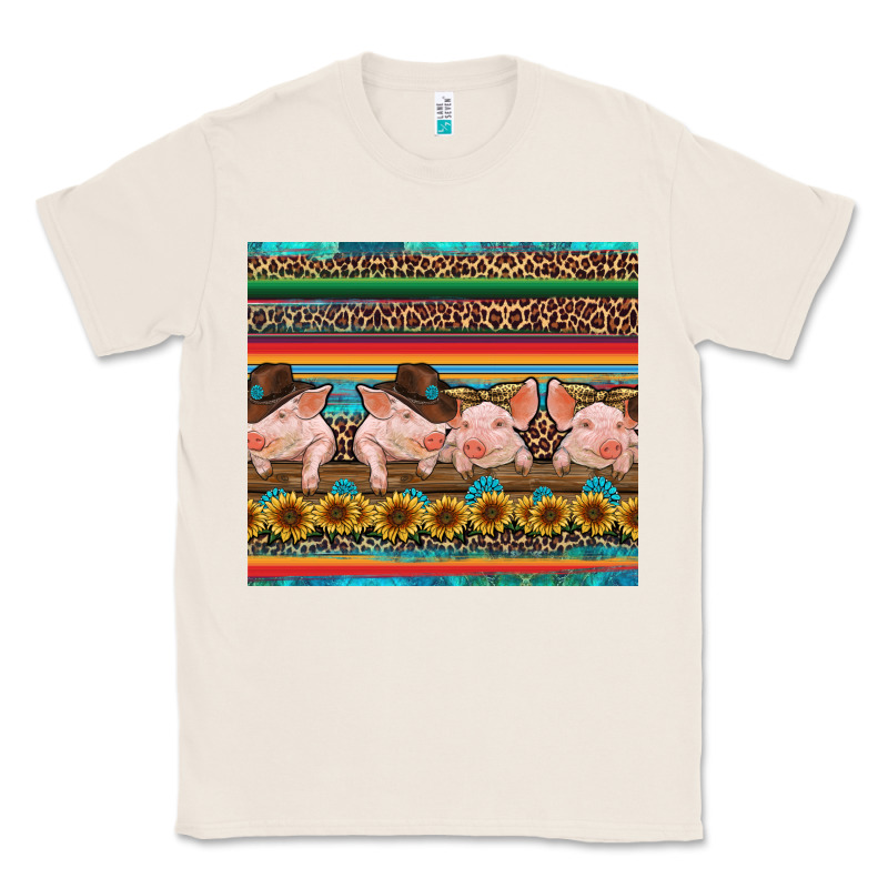 Western Serape Pigs Classic Tee by RanaPortraitStore | Teevron