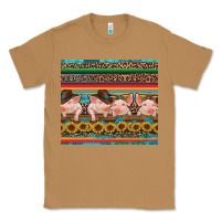 Toasted Coconut western serape pigs Classic Tee - RanaPortraitStore