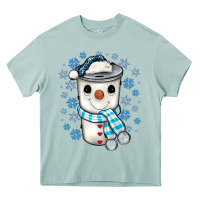 Arona snowman coffee cup Heavy Core Tee - JahusDesignShop