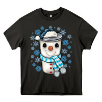 Asphalt snowman coffee cup Heavy Core Tee - JahusDesignShop