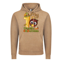 Vintage Coffee My 1st Thanksgiving with turkey Vintage Hoodie - NancyCooperArtShop