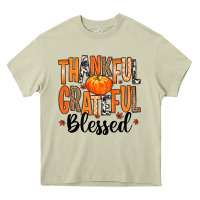 Mossy Thankful Grateful Blessed Heavy Core Tee - MaliasSmallBusiness