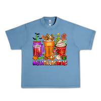 Pebble Blue hallothanksmas coffee cups Urban Heavy Tee - texasbilliewilder