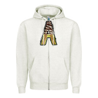 Oatmeal Heather softball alphabet a Zipper Hoodie - CowhideDigitalArt