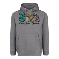 Storm Peace love raccoon Heavyweight Hoodie - LillyAllenDesigns