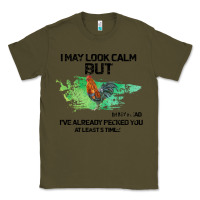 Army Green rooster Classic Tee - Bettercallsaul