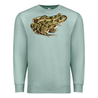 Seafoam northern leopard frog Premium Sweatshirt - LillyAllenDesigns
