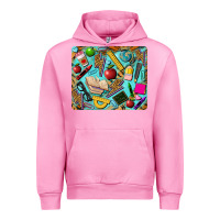 Fuchsia Pink teacher mousepad Urban Hoodie - BarkalooDesign