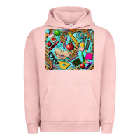 Pigment Salmon teacher mousepad Urban Hoodie - BarkalooDesign