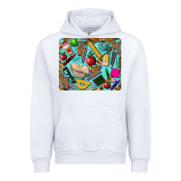 White teacher mousepad Urban Hoodie - BarkalooDesign
