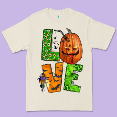 Love Halloween Premium Tee Designed By Bundleandbundleshop