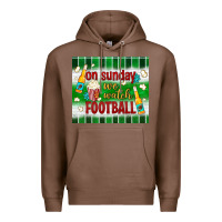 Chestnut on sunday we watch football tumbler Premium Hoodie - BundleAndBundleShop
