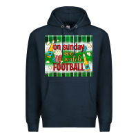 Navy on sunday we watch football tumbler Premium Hoodie - BundleAndBundleShop
