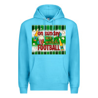 Ocean Blue on sunday we watch football tumbler Premium Hoodie - BundleAndBundleShop