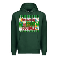 Sports Green on sunday we watch football tumbler Premium Hoodie - BundleAndBundleShop