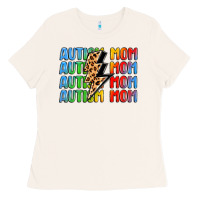 Bone autism mom lightning bolt Ladies Tee - LillyAllenDesigns
