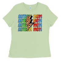 Matcha autism mom lightning bolt Ladies Tee - LillyAllenDesigns
