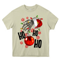 Mossy Ho ho ho skeleton Heavy Core Tee - NancyCooperArtShop