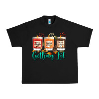 Black Candles with Fall Getting Lit Urban Heavy Tee - texasbilliewilder
