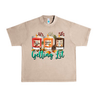 French Oak Candles with Fall Getting Lit Urban Heavy Tee - texasbilliewilder