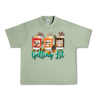 Oil Green Candles with Fall Getting Lit Urban Heavy Tee - texasbilliewilder